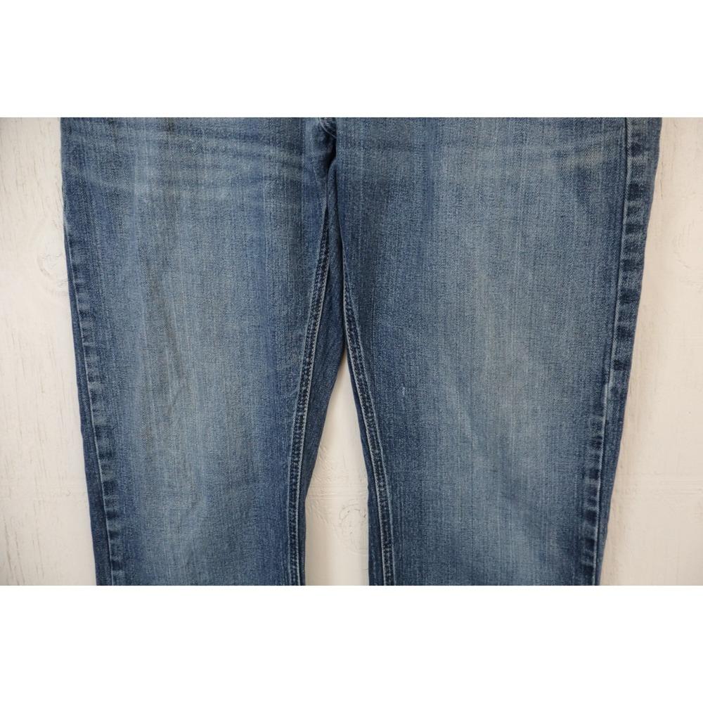 Mens Ariat M5 Straight Fit Leg Size 34x34 Cotton Denim Jeans Blue Workwear - Picture 9 of 11